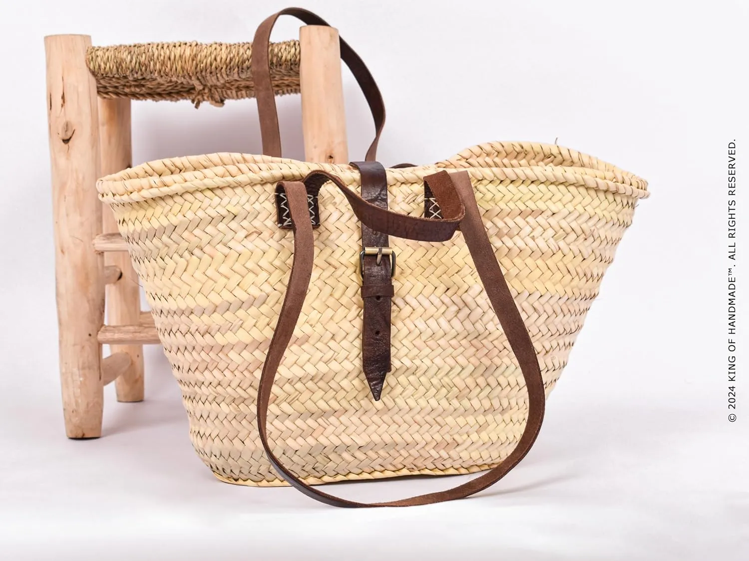 Elegant Beach Bag & Travel Tote Bags For Women - Versatile Straw Bag Tote Bag For Vacation - Picnic Basket, Beach Bag Tote & Flower Girl Basket - Women's Fashion Accessory, French Basket Bag (Black)