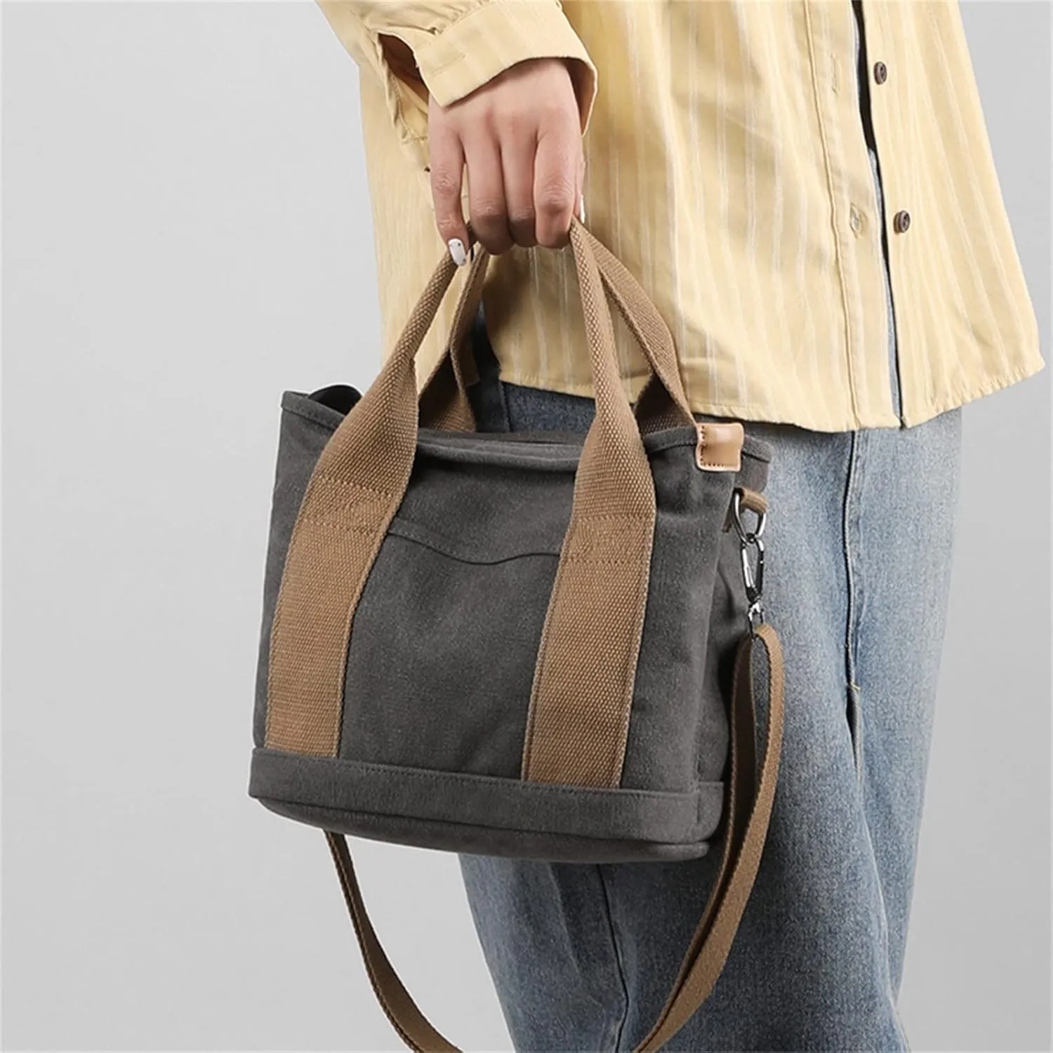 Elegant Satchel Bags for Women Work Tote Bags with Strap Vintage Top-Handle Handbags Cute Spring Purse