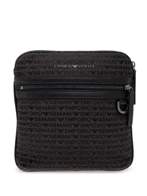 Emporio Armani Allover Logo Crossbody Bag
