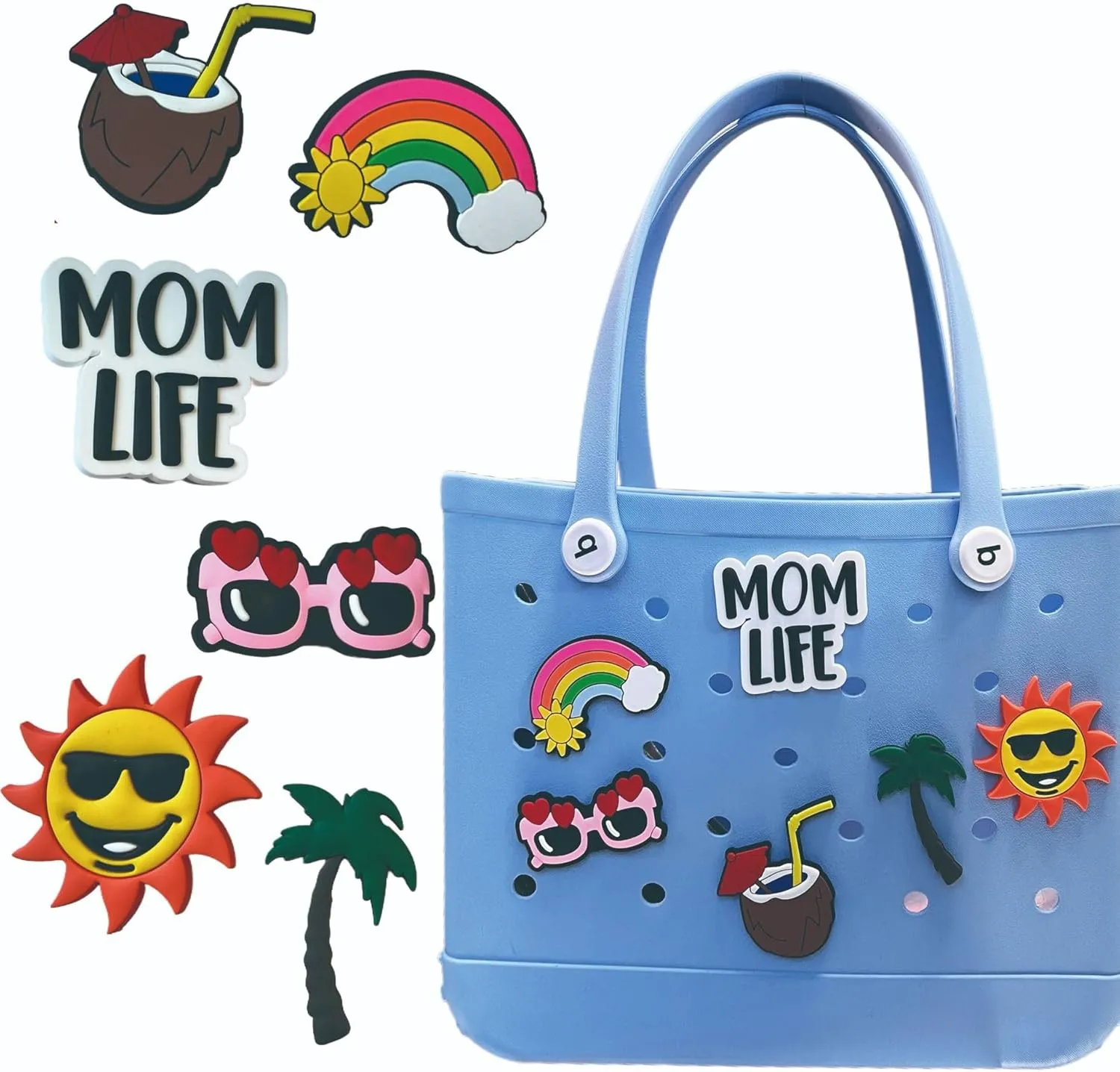 EVA Beach Bag Waterproof Large Tote Shoulder Handbag Ladies Large Capacity Handbag Fashion Women Beach Tote Bag