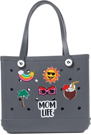 EVA Beach Bag Waterproof Large Tote Shoulder Handbag Ladies Large Capacity Handbag Fashion Women Beach Tote Bag
