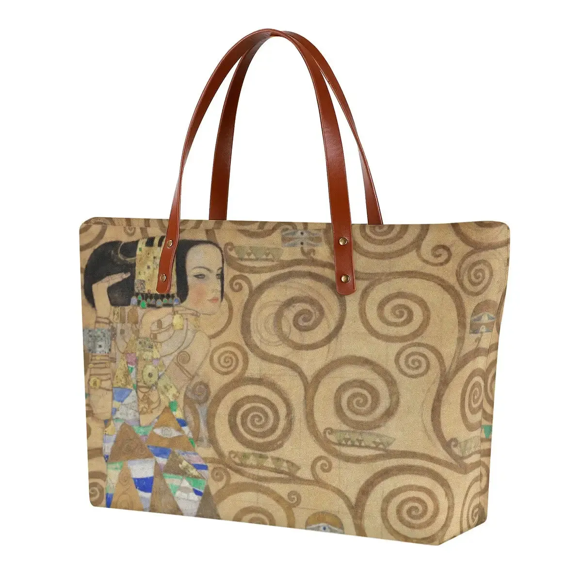 Expectation Part 2 by Gustav Klimt Tote Bag
