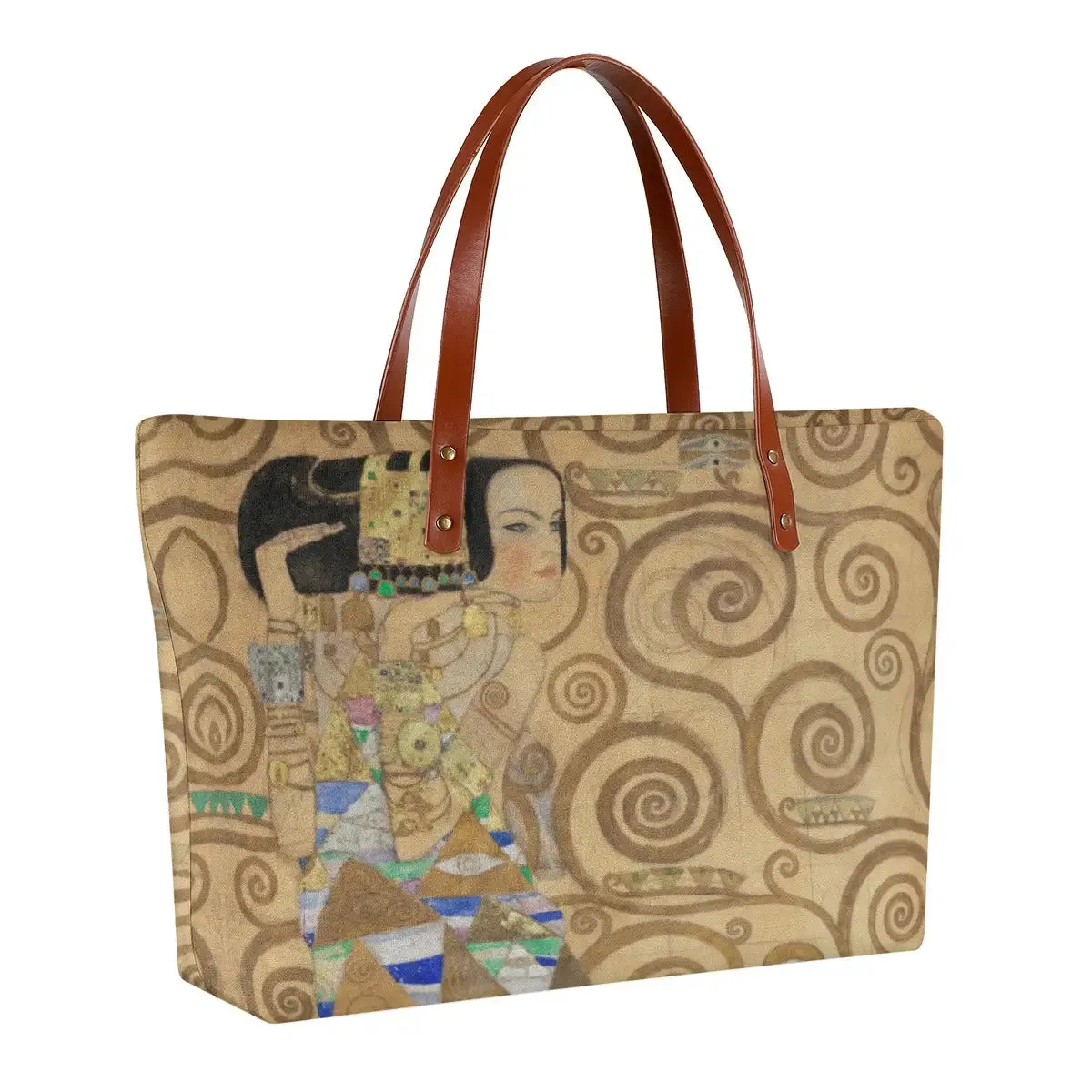 Expectation Part 2 by Gustav Klimt Tote Bag