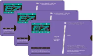Ez-5703Purple-3 E-Z Grader Purple Score Up to 95 Questions, 3 Packs