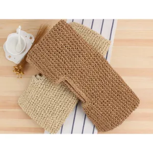 Fashion Straw Mori Style Hand-woven Large Capacity Shoulder Bags