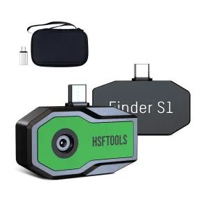 Finder S1 Thermal Camera for Android,96x96 IR Resolution Thermal Imaging Camera,Thermal Imager for Android Phones and Tablets,Carrying Case,USB-C(not for iPhone)