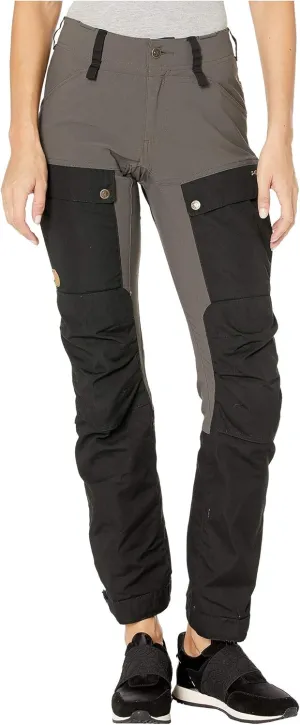 Fjällräven Keb Trousers Black/Stone Grey 42 (US Womens 12) R