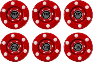 Franklin Sports NHL Street Roller Hockey Pucks - Pro Commander Outdoor Roller Hockey Pucks for Practice   Training - Outdoor Hockey Street Pucks with Rollers - 24 Bulk Packs, 6 Packs   Single Pucks