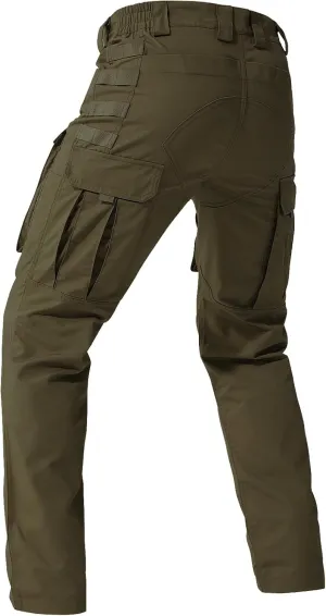 FREE SOLDIER Men's Cargo Pants,Tactical Pants for Men Stretch,Durable Ripstop EDC Work Pants for Hiking
