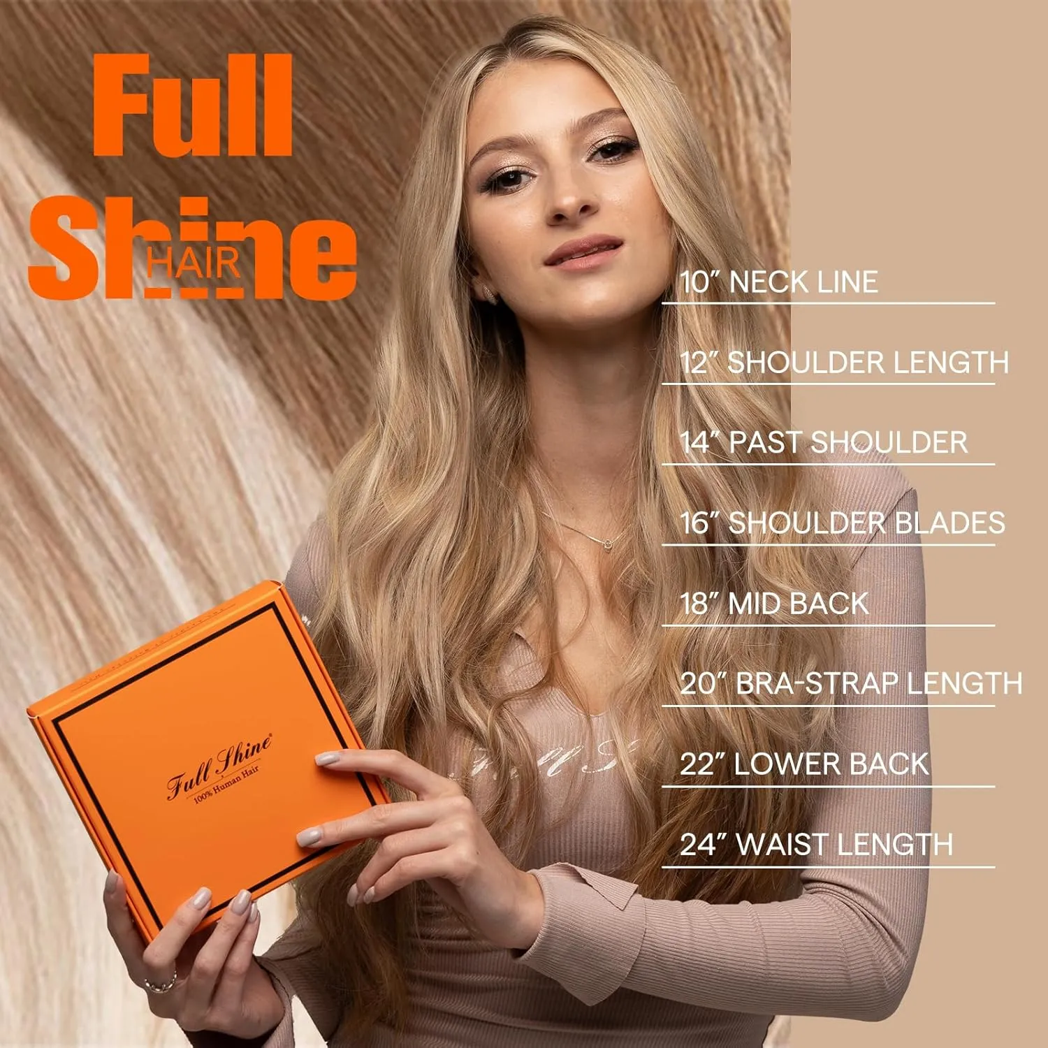 Full Shine Brown Tape Hair Extensions Real Human Hair 20 Inch Skin Weft Seamless Pu Human Hair Extension 20 Pcs 50Gram Thick End Straight Hair Remy Tape in Hair Extensions Add length for Women