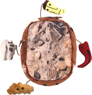 Fuzzy Fossils T. rex Fossil Dig Plush - Learn about Dinosaurs and Prehistoric Life with Fun Educational Gift for Friends, Family, Students, Dinosaur fans, Paleontologists and Fossil Hunters