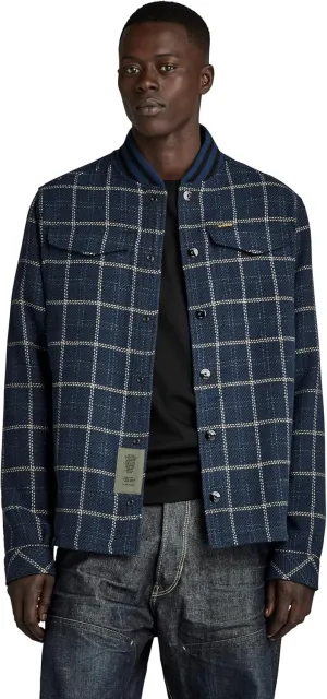 G-STAR Men's Bomber Collar Overshirt