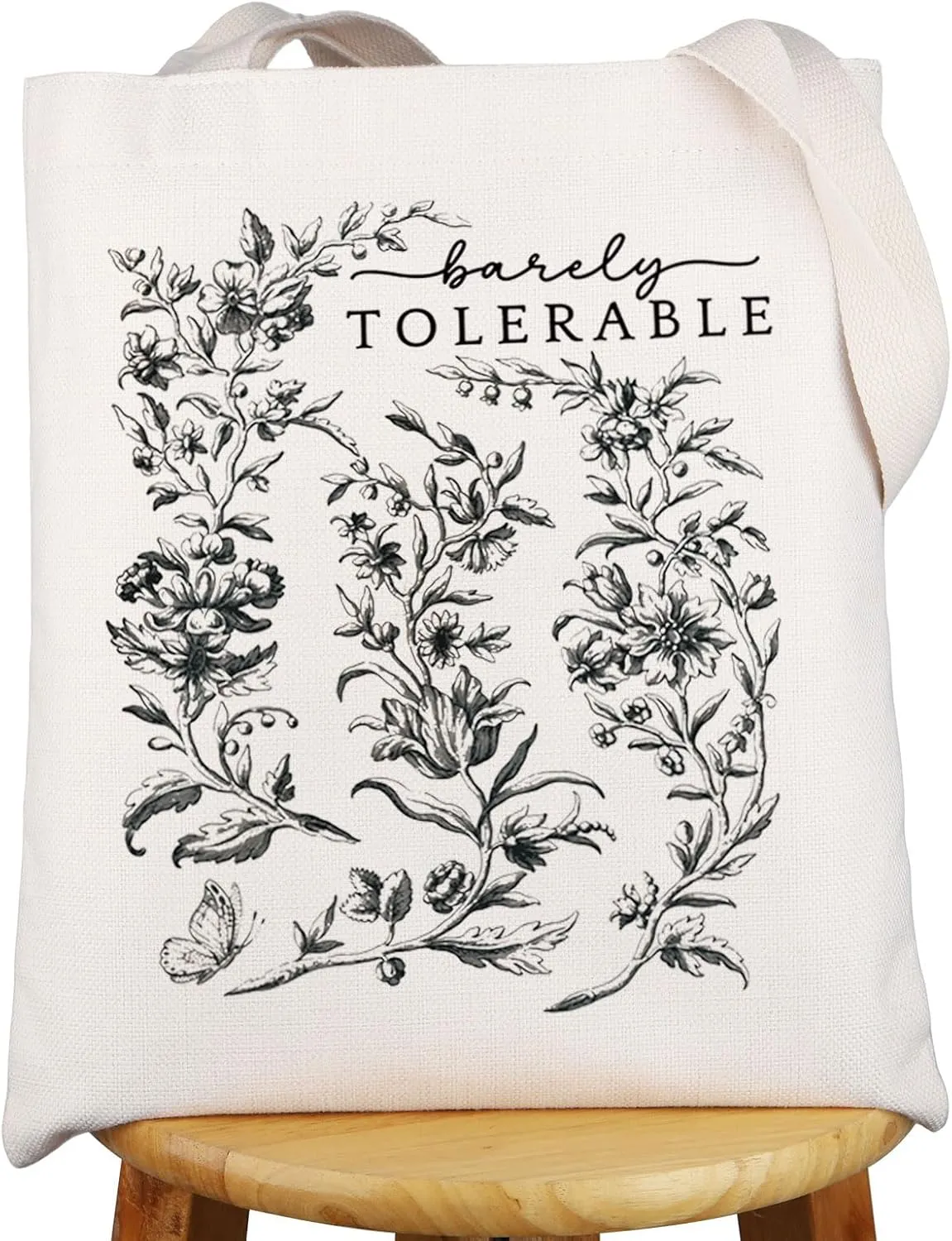 G2TUP Barely Tolerable Tote Bag Barely Tolerables Gift You Have Bewitched Me Tote Bag Pemberley House Gifts