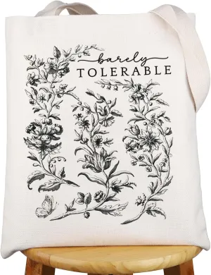 G2TUP Barely Tolerable Tote Bag Barely Tolerables Gift You Have Bewitched Me Tote Bag Pemberley House Gifts