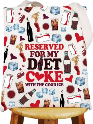 G2TUP Diet Drinks Tote Bag Diet Drinks Lover Gifts Soda Drinks Gifts Fizzy Drink Shoulder Bag Soda Drinks Tote Bag