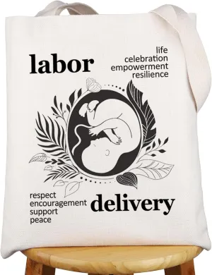 G2TUP Labor And Delivery Tote Bag L&D Nurse Gift Labor Nurse Shoulder Bag OB Nurse Gifts Labor And Delivery Nurse Gifts