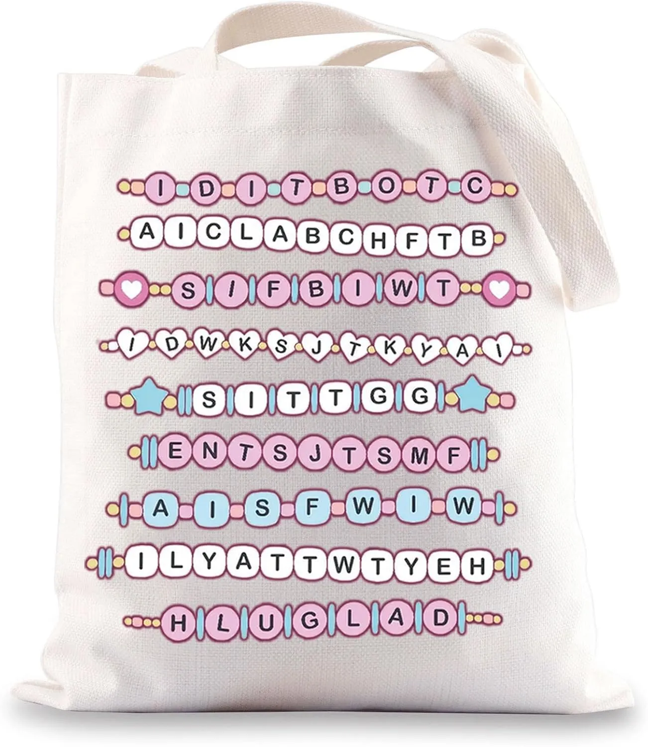 G2TUP Music Bridge Tote Bag Music Lyrics Gifts Singer Inspired Tote Bag Summer Lyrics Shoulder Bag