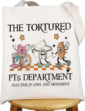 G2TUP Physical Therapist Tote Bag The Tortured Pt's Department Gifts PT Appreciation Gift Physical Therapist Gift