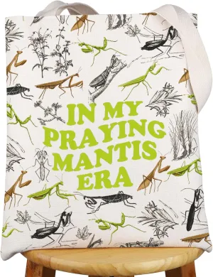 G2TUP Praying Mantis Tote Bag Praying Mantis Lover Gifts Mantis Insect Shoulder Bag Entomologist Tote Bag