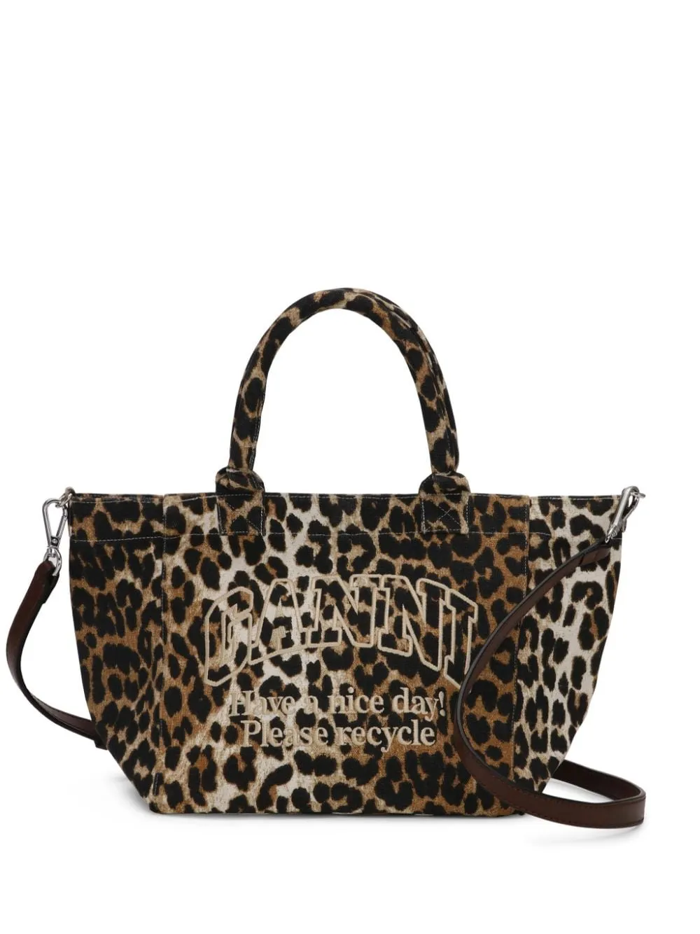 Ganni Small Organic Cotton Tote Bag