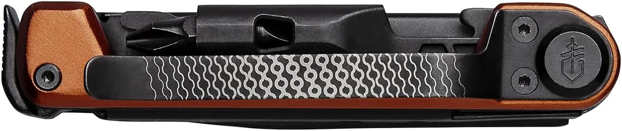 Gerber Gear Armbar Trade 8-in-1 Pocket Knife EDC Multitool with Blade, Pry Bar, and Hammer for Camping, Burnt Orange