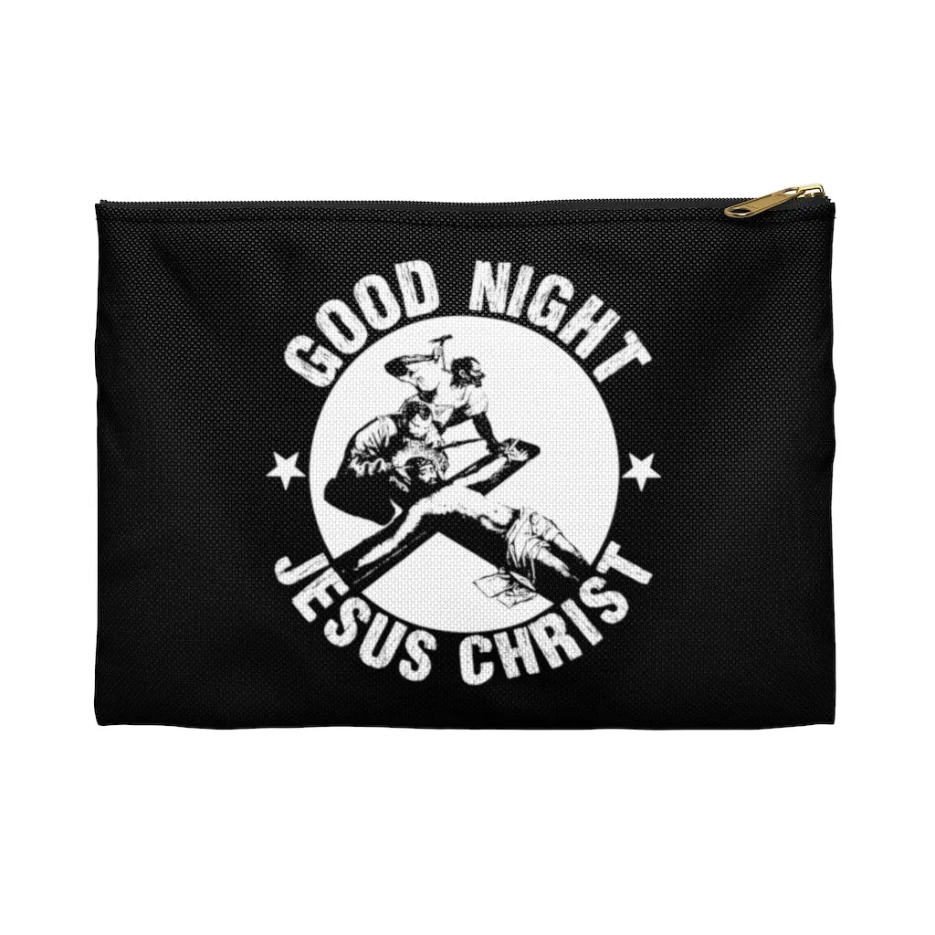 Good Night Jesus Christ Accessory Pouch