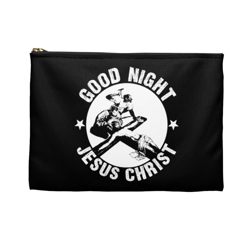 Good Night Jesus Christ Accessory Pouch