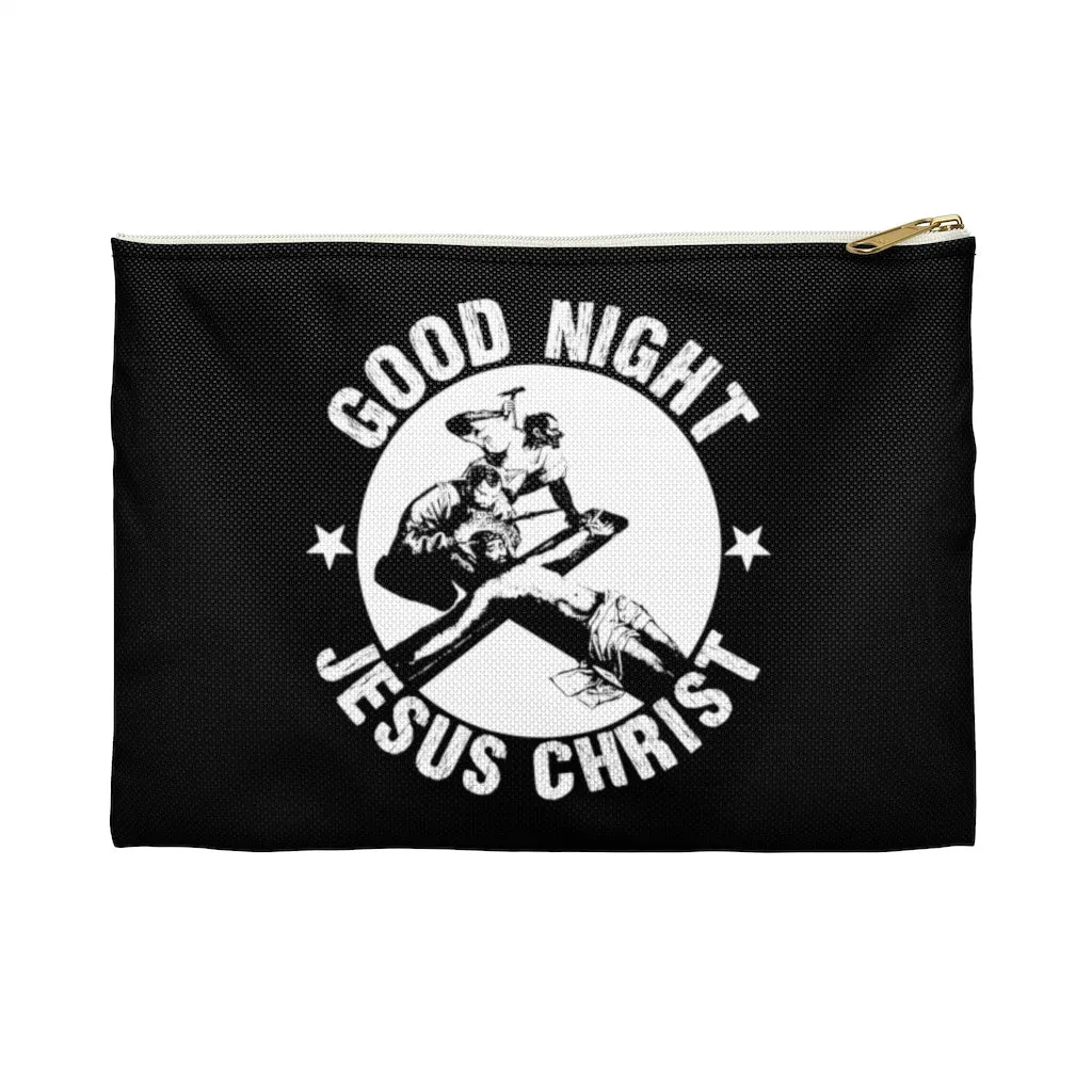 Good Night Jesus Christ Accessory Pouch