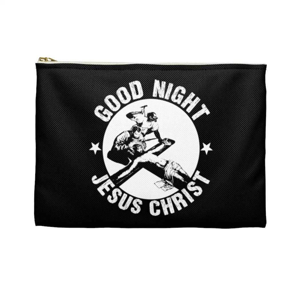 Good Night Jesus Christ Accessory Pouch