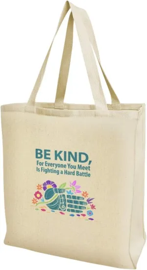 GRAPHICS & MORE Be Kind For Everyone You Meet is Fighting a Hard Battle Grocery Travel Reusable Tote Bag