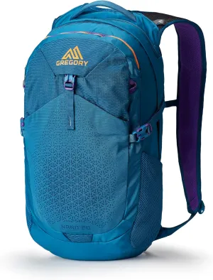 Gregory Nano 20L Unisex Day Hiking/Commuter/Active Travel Backpack, Breathable Backpanel, Hydration Port, Plus Size, Icon Teal