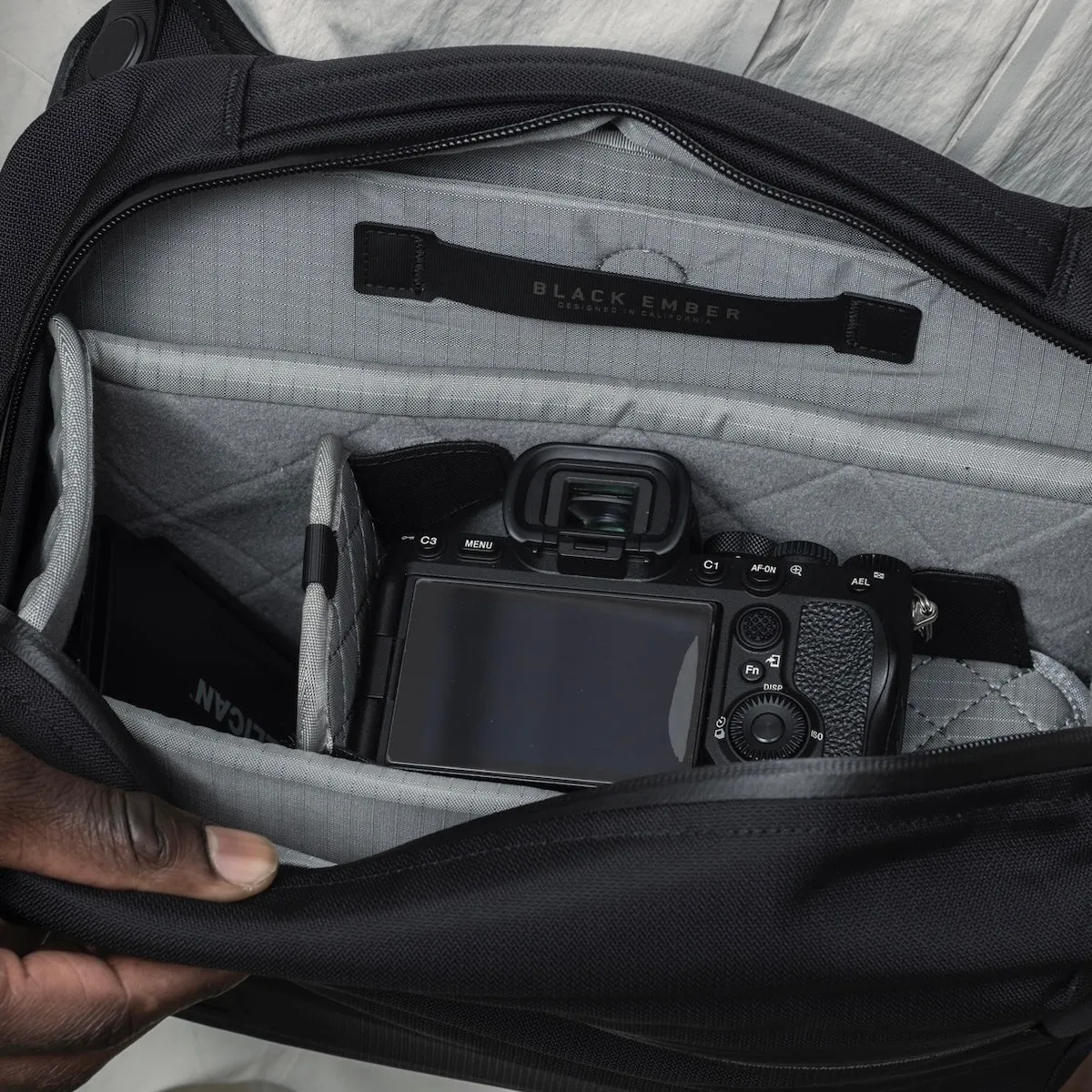 Grip Sling Camera Insert - Silver Matte