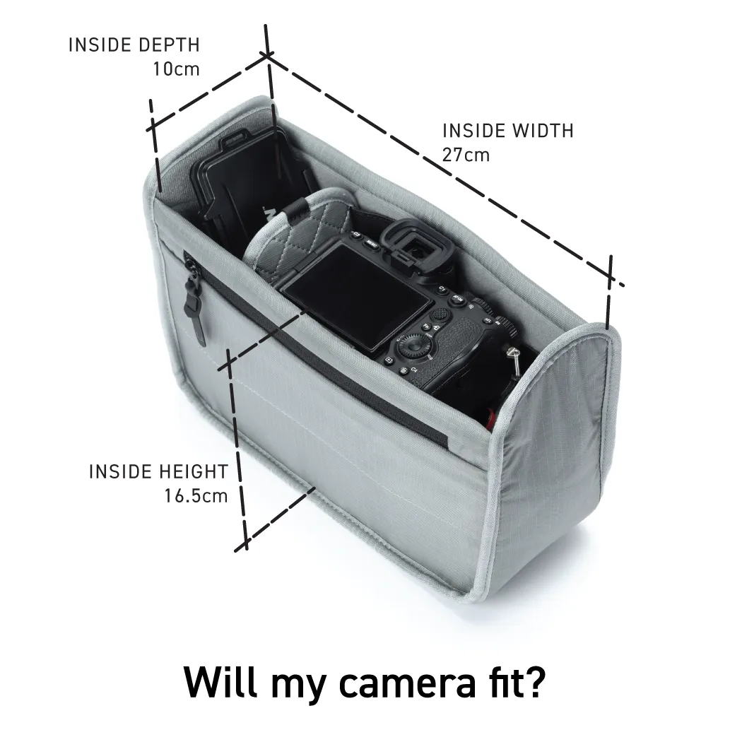 Grip Sling Camera Insert - Silver Matte