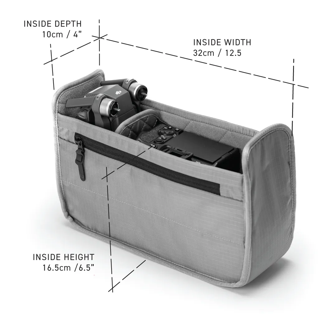 Grip Sling Camera Insert - Silver Matte