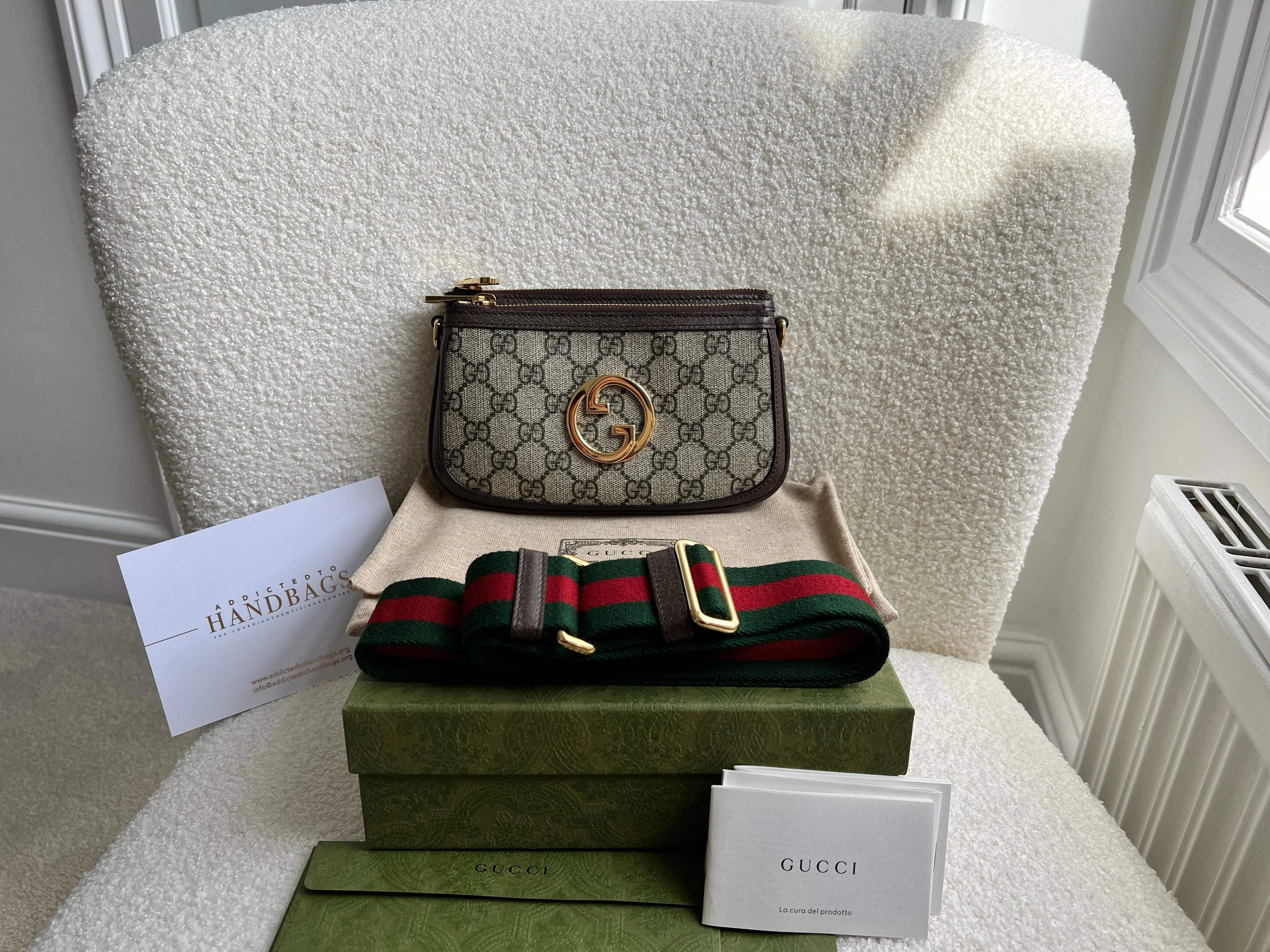 Gucci Supreme Blondie Shoulder Bag (RRP £1270)
