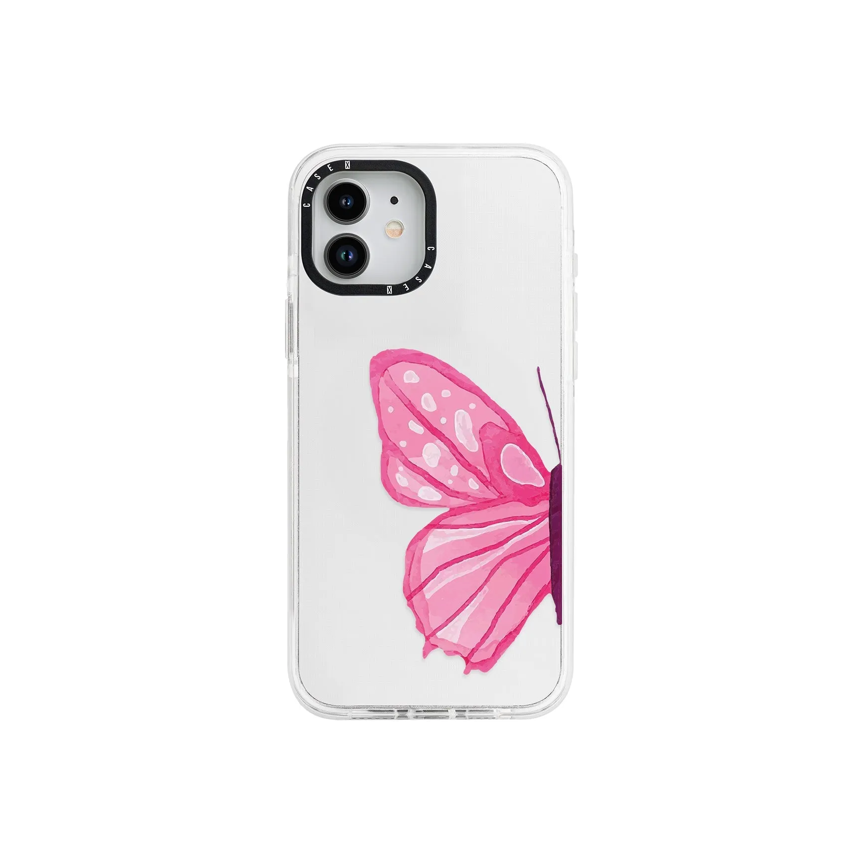 Half Pink Butterfly
