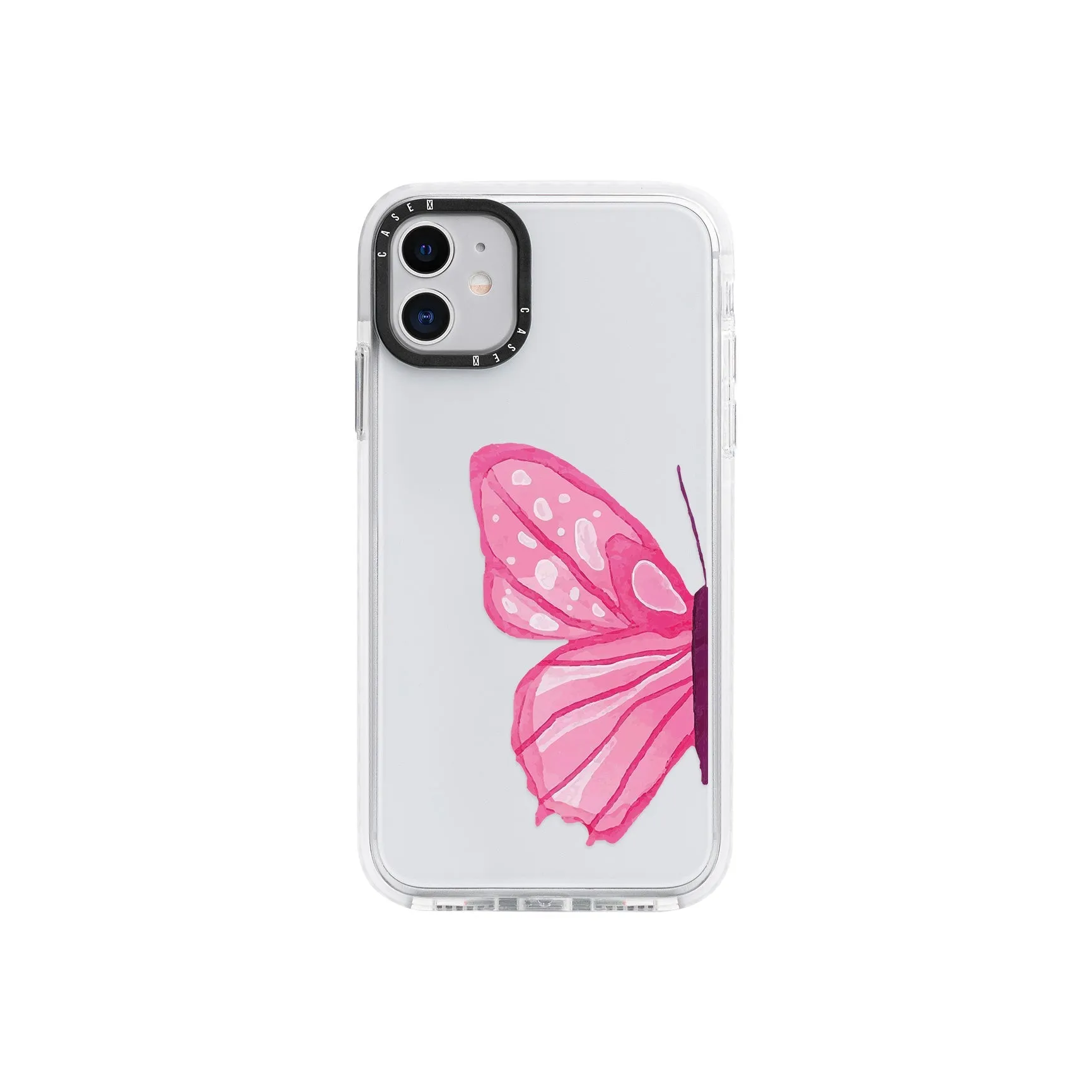 Half Pink Butterfly