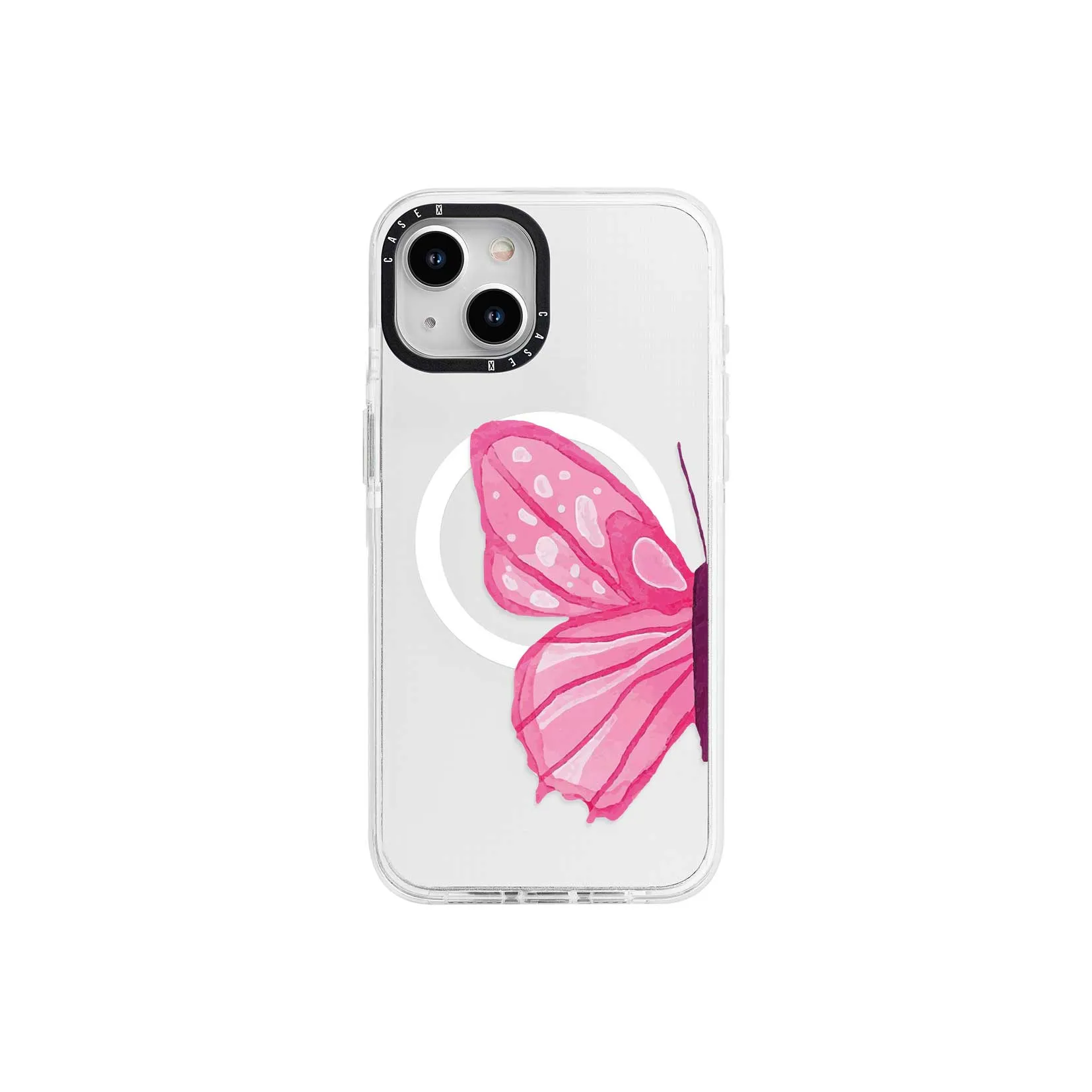 Half Pink Butterfly