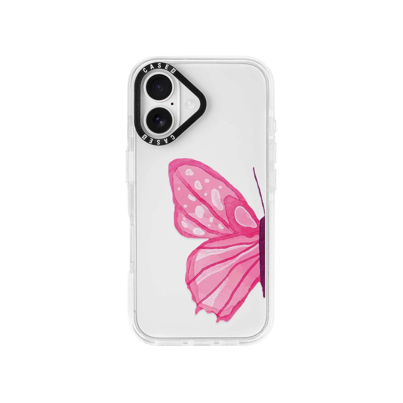 Half Pink Butterfly