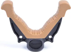 Hammers V Yoke Gun Rest Mount VM03 with Standard 1/4-20 Camera Thread Socket Soft Rubber Molded Top for Crossbow Shooting Hunting Mono-pod Bi-pod Tripod