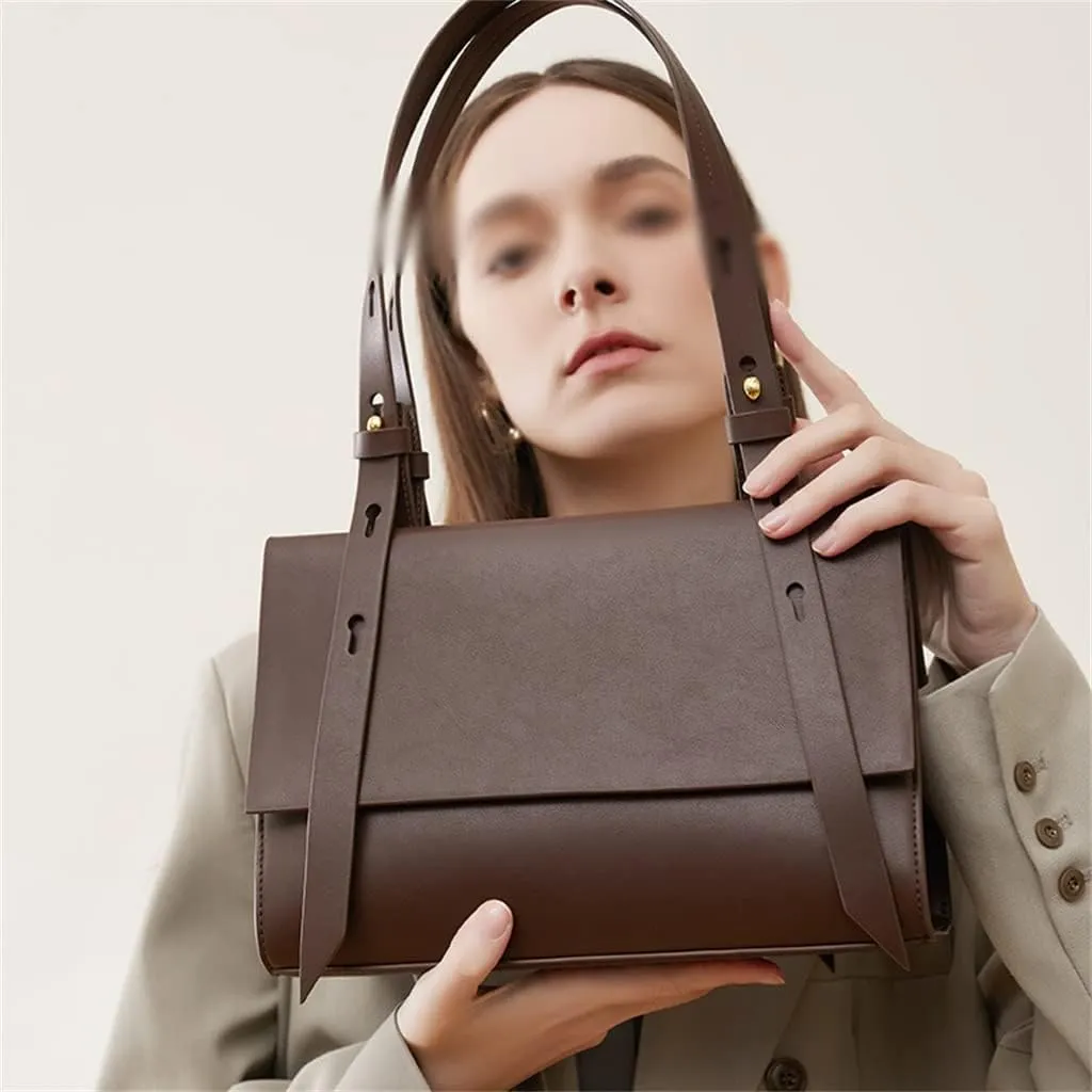 HBJWOV Sigle Shoulder Bag Ladies Spring Popular This Year Tote Cross Body Bag Deep Coffee Color Atmosphere