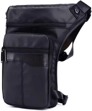 Hebetag Cycling Drop Leg Bag Outdoor Waist Pack for Men Women Travel Hiking Tactical Motorcycle Bike Riding Hip Bum Fanny Pack Crossbody Shoulder Pouch