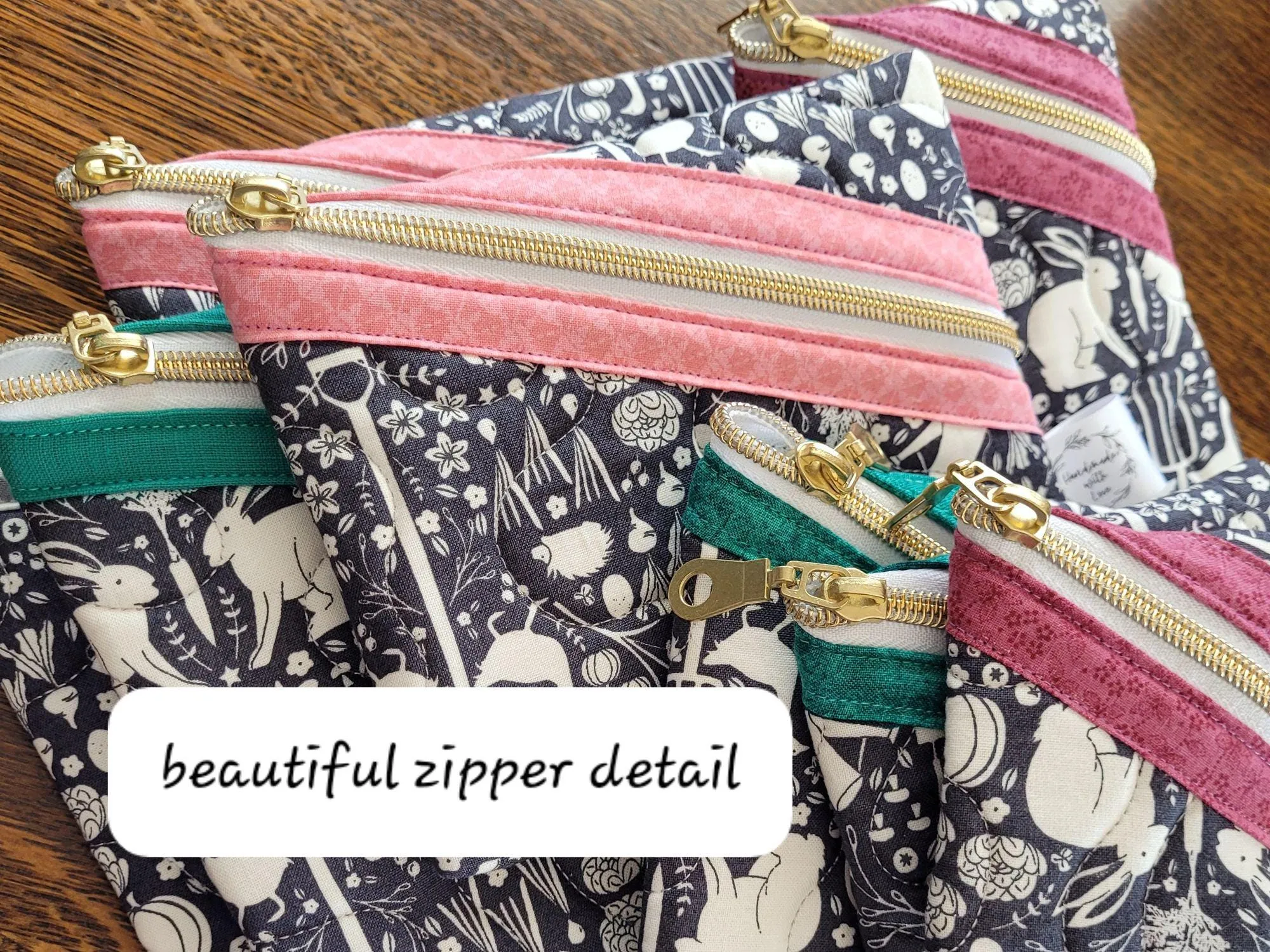 Hemingway Zipper Pouches