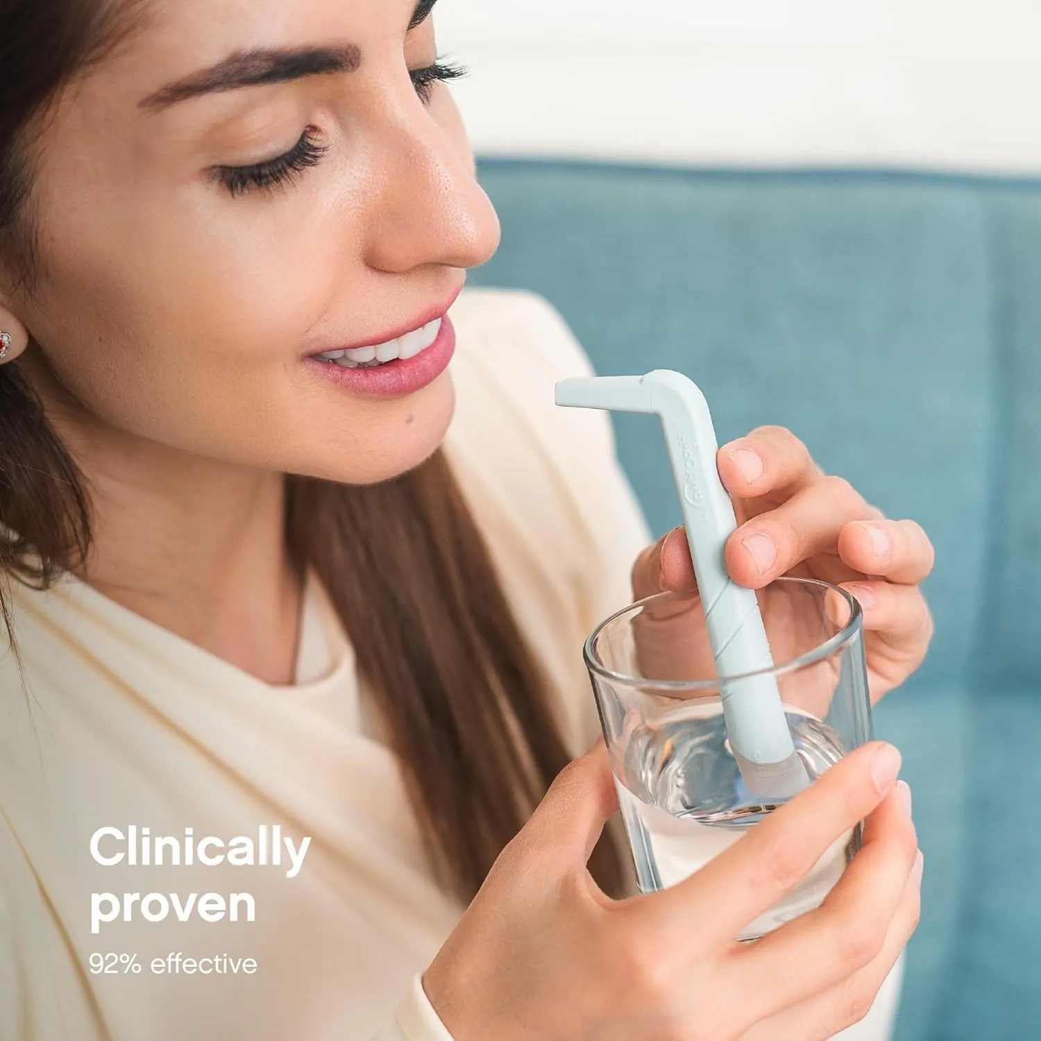 HICCAWAY Hiccup Straw - Stops Hiccups Naturally & Fast - As Seen On Shark Tank - Clinically Proven Relief for All Ages, Children & Adults - Safe, Lightweight, & Reusable (Purple, 2 Pack)