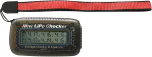 Hitec RCD 44173 LiPo Battery Checker with Built In Balancer