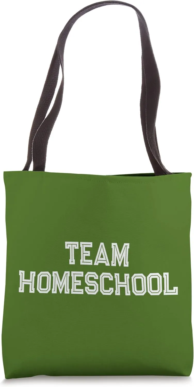 Homeschooler TEAM HOMESCHOOL Before It Was Cool Squad Tote Bag
