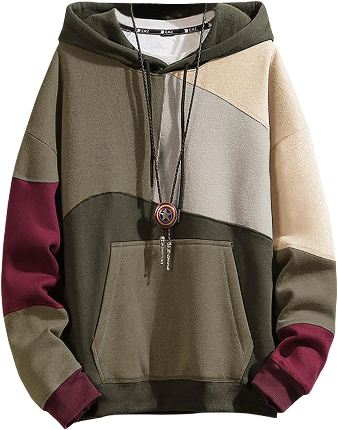Hoodies for Men & Woman Pullover, Mens Fashion Hip-Hop Hooded Sweatshirt Casual Long Sleeve