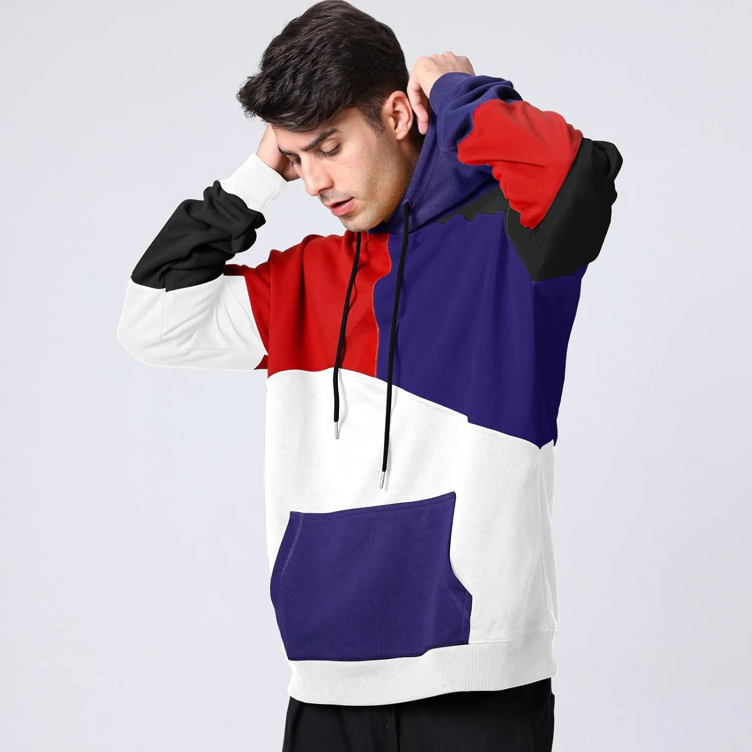 Hoodies for Men & Woman Pullover, Mens Fashion Hip-Hop Hooded Sweatshirt Casual Long Sleeve