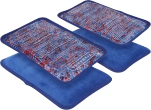 Hot & Cold (2 Pack) - FSA/HSA Approved Reusable Gel Ice Pack for Injuries, Pain Relief, Rehabilitation - Bead Compress - Hot Cold Compress Reusable
