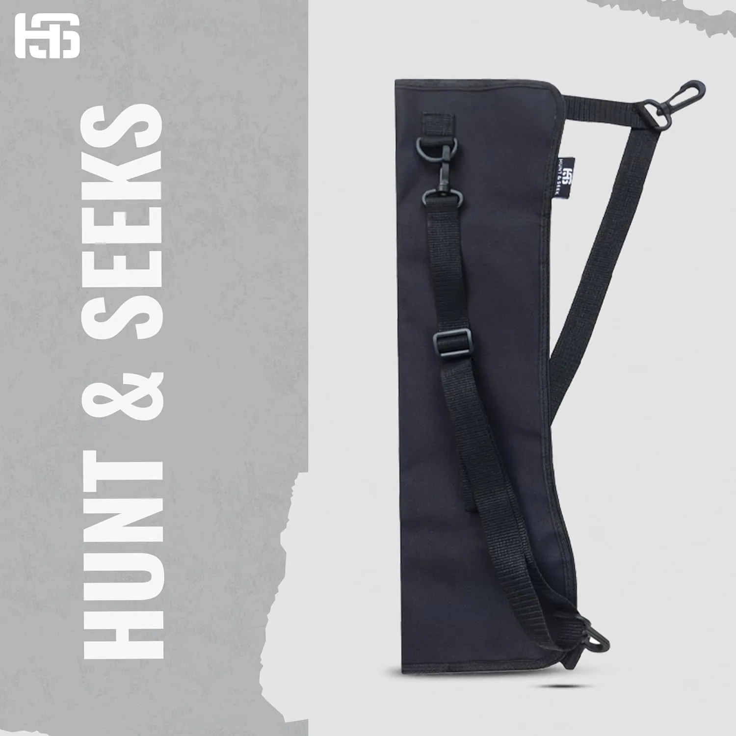 Hunt & Seek Archery Back/Side Fabric Quiver with Accessory Pocket Shoulder Hanged Quiver for Compound Bow